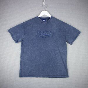 Ford Stonewashed Embroidered Logo Tee Mens Medium